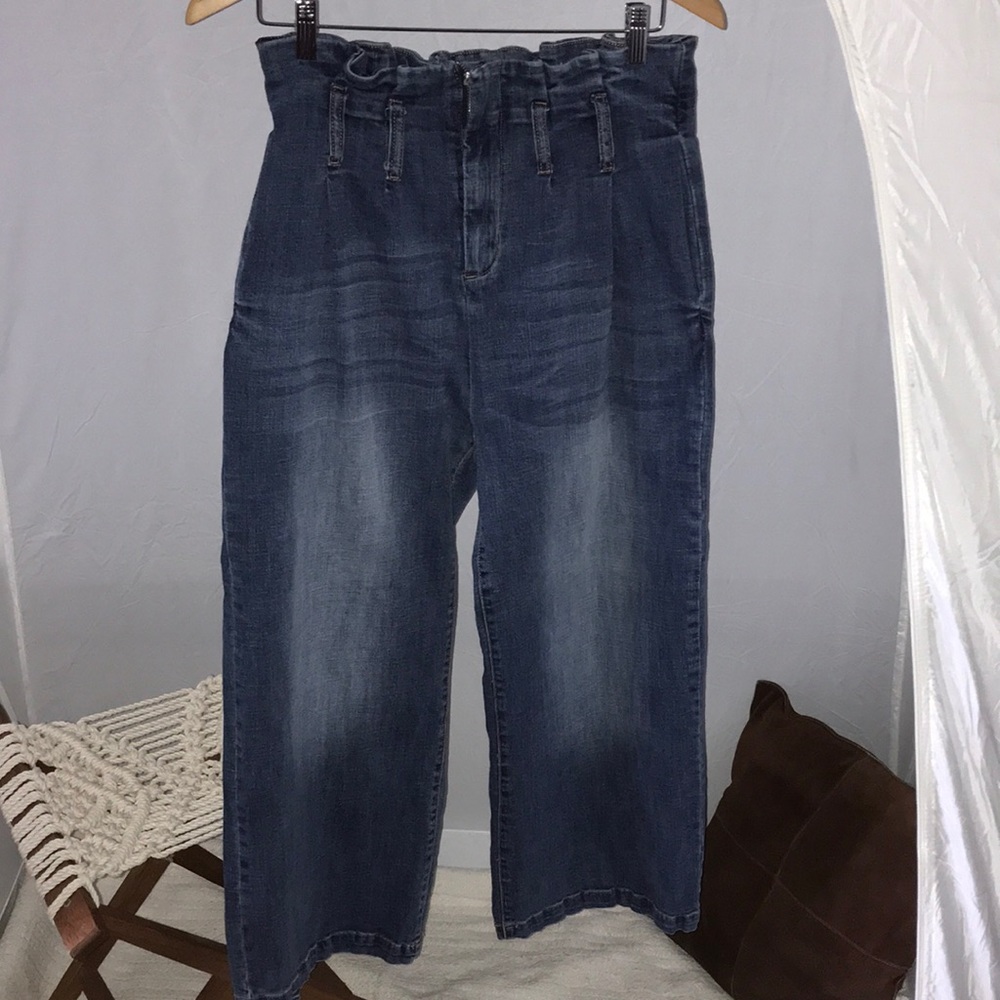 Design Lab paper bag waist jeans